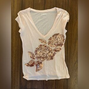 Vintage express sequin tee